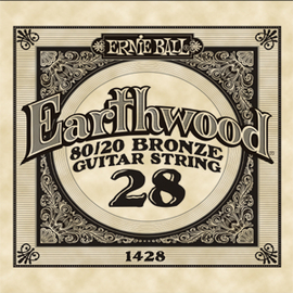 Струна для акустичних гітар ERNIE BALL .028 Earthwood P01428, image 